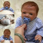 22  Realistic Reborn Newborn Doll Handmade Vinyl Silicone Boy Baby Xmas Dolls