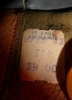 Drill Instructor Wartime Dated Hat Fort Knox Exchange June 1943 Price Tag Minty