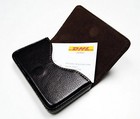 Pu Leather Business Card Holder Pocket Wallet Case With Magnetic Closure