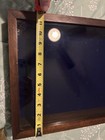 Vintage Wood And Glass Display Case With Lift-off Top