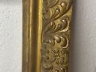 Antique Victorian Wood Gold Gilded Plaster Composition Scroll 18   x21    Fits 18x14