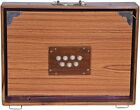 Shruti Box  16  X 12  3   Pure Teak Wood With Premium Copper Tongue Reeds