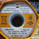 Kester Solder 44 Rosin Core Wire  66 44  Sn60pb40  1 Lb Spool Vintage  031