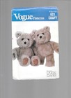 80 s Teddy Bear Size 15  Vintage Uncut Pattern 621 Stuffed Animal Toy Linda Carr