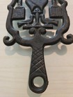 Antique Wilton Cast Iron Trivet Pennsylvania Dutch Motif Collectible Vintage