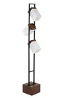 Porch Den 67 5  Floor Lamp Black Modern Contemporary Bulbs Included