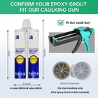 Green 400ml 11 Dual Caulking Gun Epoxy Gun With Mixing Nozzles Manual