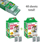Instax Mini 40 Instant Camera Black Bundle W  Case Album 40 Sheets Accessories