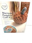 Macrame Pumpkin Craft Kit By Freeform Craft 6    X 6    Brown Pumpkin   new  