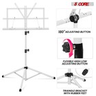 5 Core Music Stand Adjustable 57  Book Stands Foldable Portable Sheet Holder