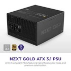 Nzxt - C 850w Atx 3 1 80 Plus Gold Fully Modular Power Supply - Black - Open Box