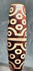       tibetan Old Agate 36 Eye  Dzi Bead  Talisman  Dragon Scales  Large Bead    