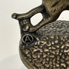Blanton s Bourbon Bottle Stopper - Letter A - Bronze Color - Racehorse - Jockey