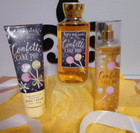 Rare Bath   Body Works Confetti Cake Pop 7 Pc Set   Pocketbac Holder