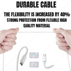 3 Pack Usb Charger Cable 3 6ft For Apple Iphone 14 13 12 11 Xr 8 7 Charging Cord
