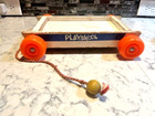 Playskool Wooden Pull Wagon W no Wood Blocks - 12  Long X 9 wide