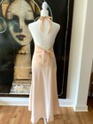 1940s Silk Nightgown Peach - Vintage Peach Nightgown Silk S