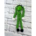 Set Of 4 Handmade Crochet Halloween Wall Hangings Pumpkin Skull Cat Frankenstein