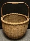 Vintage Nantucket Lightship Basket Bentwood Handle