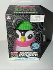 Nee Doh Squishmas Polar Glow Penguin Glow-in-the-dark Squeeze Toy Green Hat Orig