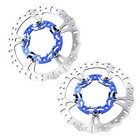 2 Pcs 14 0  Floating Front Brake Rotor For Harley Road King Street Glide 09-up
