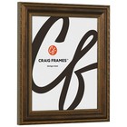 Victoria  1 37  Wide Ornate Aged Bronze Picture Frame  Common Sizes 4x5 - 24x36