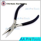 Chain Nose Jaw Pliers 6  W  V Spring Smooth Jaw Jewelry Making Repair Tool Heavy