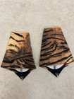 Nwt Dirty Girls Unisex Medium Trail Running Gaiters Tiger Theme Brand New
