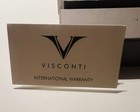 Visconti Opera Gold Red  goldfountain Pen Broad Nib New In Box