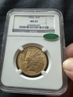 1926 10 Gold Indian Ms63 Ngc Cac