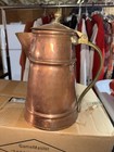 Vintage Hammered Copper Coffee Pot