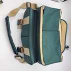 Vintage Retro Canon Dslr Green Canvas Camera Shoulder Bag  Padded Case W  Strap
