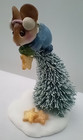 Wee Forest Folk Reach For The Stars Retired Christmas Figurine Bottle Brush 2013