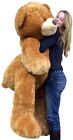Giant Teddy Bear 5 Feet Tall Superior Quality Big Soft Teddybear Brown 60 Inches