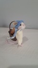 Little Felted Mouse Mice Needle Felt W  Basket Of Nuts Handmade Ooak Collectible