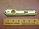 Vintage Single Art Deco Brass Skeleton Key Escutcheon backplate 6 1 2 X 1 3 4 