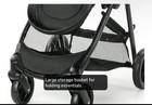 Graco Snugride Lite Lx Travel System Stroller   Car Seat Black  Storage  Trays