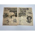 1943 Wwii Color Map Pacific Theater  beating Back To Tokyo  World Maps Newspaper
