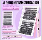 Lash Extension Kit Diy 280pcs Lash Clusters Eyelash Extension Kit  9-16mm 30d 40