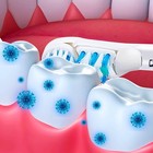 Sensitive Toothbrush Heads 16 Count Dual Clean Rotating Oral Care Cross Action
