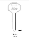 Ilco X121 Dc3 Chrysler mitsubishi Key Blank Uncut  1 Pc 