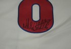 Nick Castellanos Game Worn Jersey  Auto  2023 Mlb Cert Phillies Jersey Cream Alt