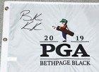 Brooks Koepka Signed 2019 Pga Championship Bethpage Golf Flag   Beckett Coa  203