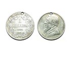South Africa Rep Z  1 Shilling 1895 Silver Coin Gorgeous Example Collectors Coin