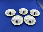 Charming 10 Pc Antique Children Playing Nippon Doll Toy Tea Set black Silhouette