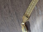 14kt Gold Mesh Chain Bracelet 7 In  Lobster Clasp