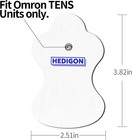 3-pair  6pcs  Tens Unit Replacement Electrotherapy Pads     Reusable Pain Relief