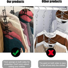 5pcs Multi Tier Closet Hangers Space Saving Hooks Shirt Coat Organizer Rack