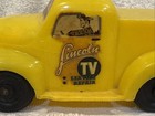 Vintage 1950s Lincoln Line Inc Muntz Tv Service   Repair Toy Plastic Chevy Truck