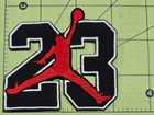 Michael Jordan Patch 23 Chicago Bulls Nba Basketball Embroidered Iron On Patch
